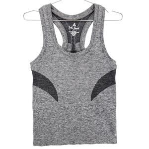 Soho Sport Tank Top Womens Medium Gray Racerback Vented Athletic Flex Pullover